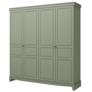 ШКАФ ЧЕТЫРЕХСТВОРЧАТЫЙ ЛОРЕТО ШР-4 ЗЕЛЕНЫЙ САМШИТ